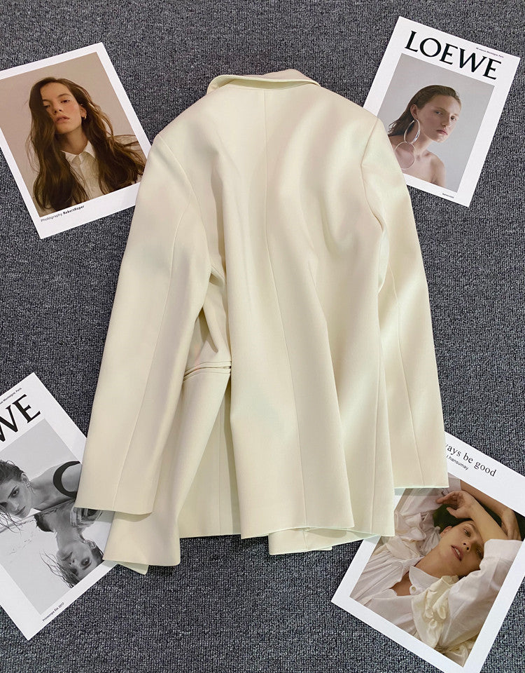 Orange Suit Jacket Women's 2025 Spring and Autumn New Korean High-end Temperament Popular Suit 22 Colors