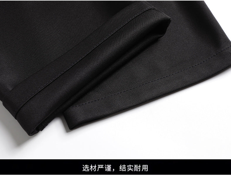 Spring and Summer New Trousers Men's Loose Straight Leg Pants Thin Casual Trousers Wrinkle-resistant Non-ironing Pants