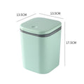 Small Desktop Trash Can for Home Office High-End Dormitory Press with Lid Mini Plastic Storage Trash Can