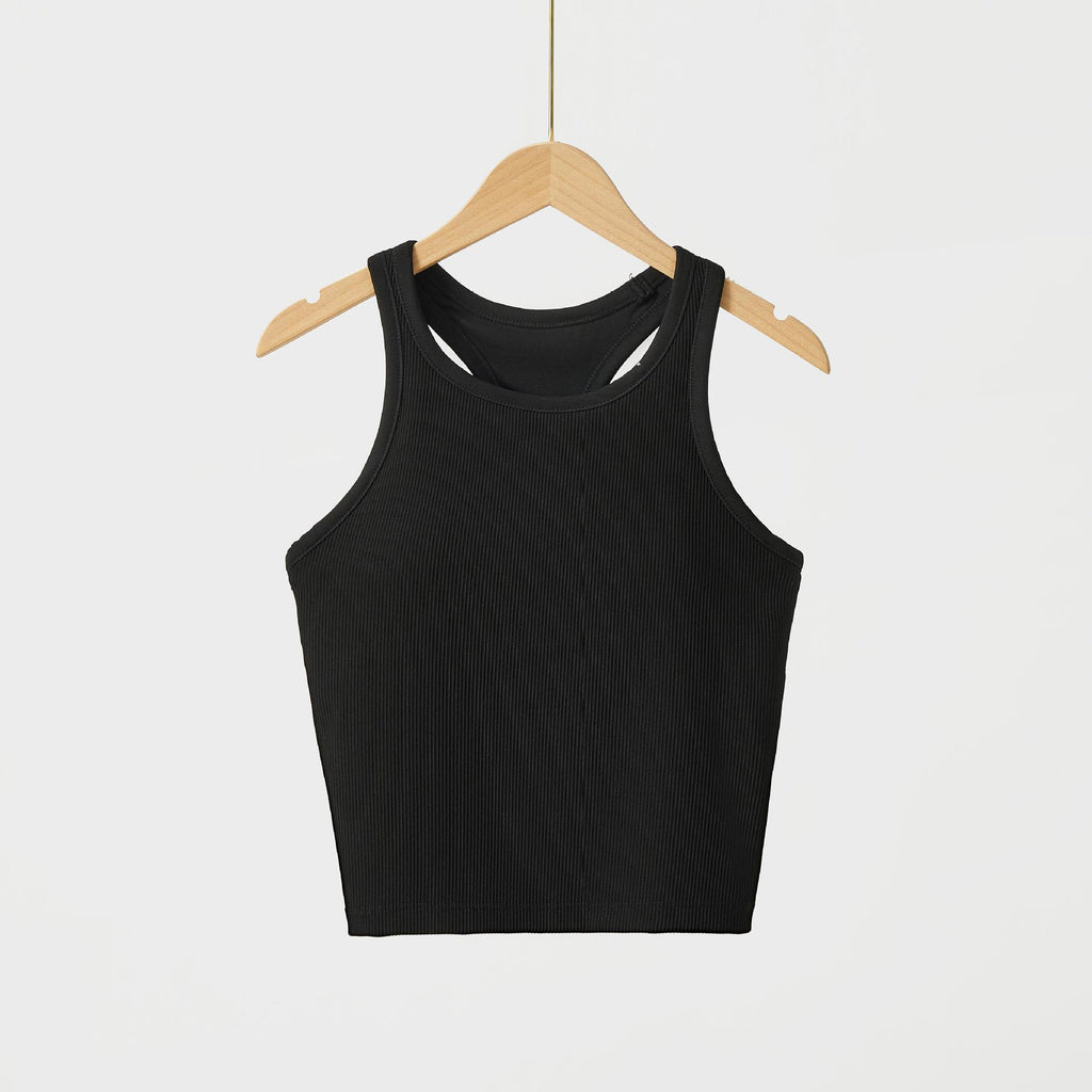 Original ebb yoga vest women's I-character sports outer wear tight quick-drying with chest pad running bra fitness upper
