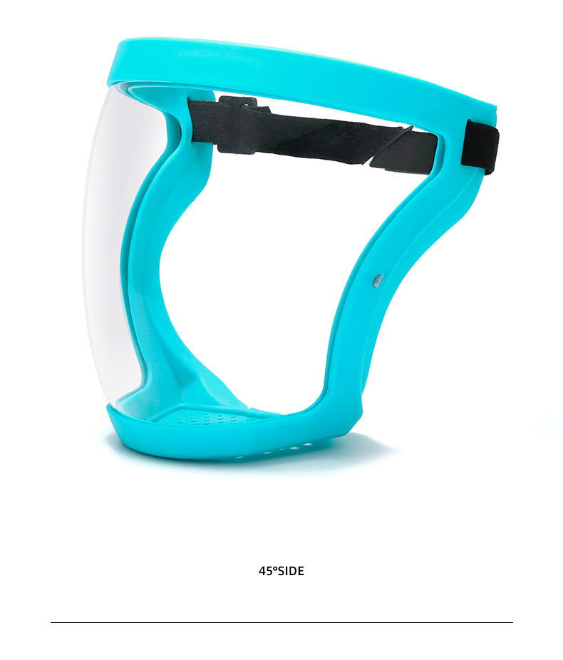 Cross-Border Children's Full-Face Protection New Style Girls' Plastic Spherical Face Shield Round Goggles to Protect Boys' Glasses