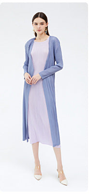 Miyake 2026 New Comfortable Casual Pants for Women, Straight-Leg Skirt, Japanese Style Pleated Tie Skirt Pants, Wholesale Casual Fashion