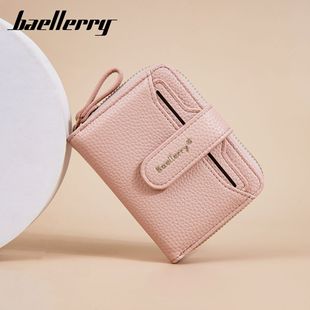 Baellerry Men's Wallet Long Canvas Zipper Casual Multi-Card Slot Multi-Functional High-End Clutch Bag