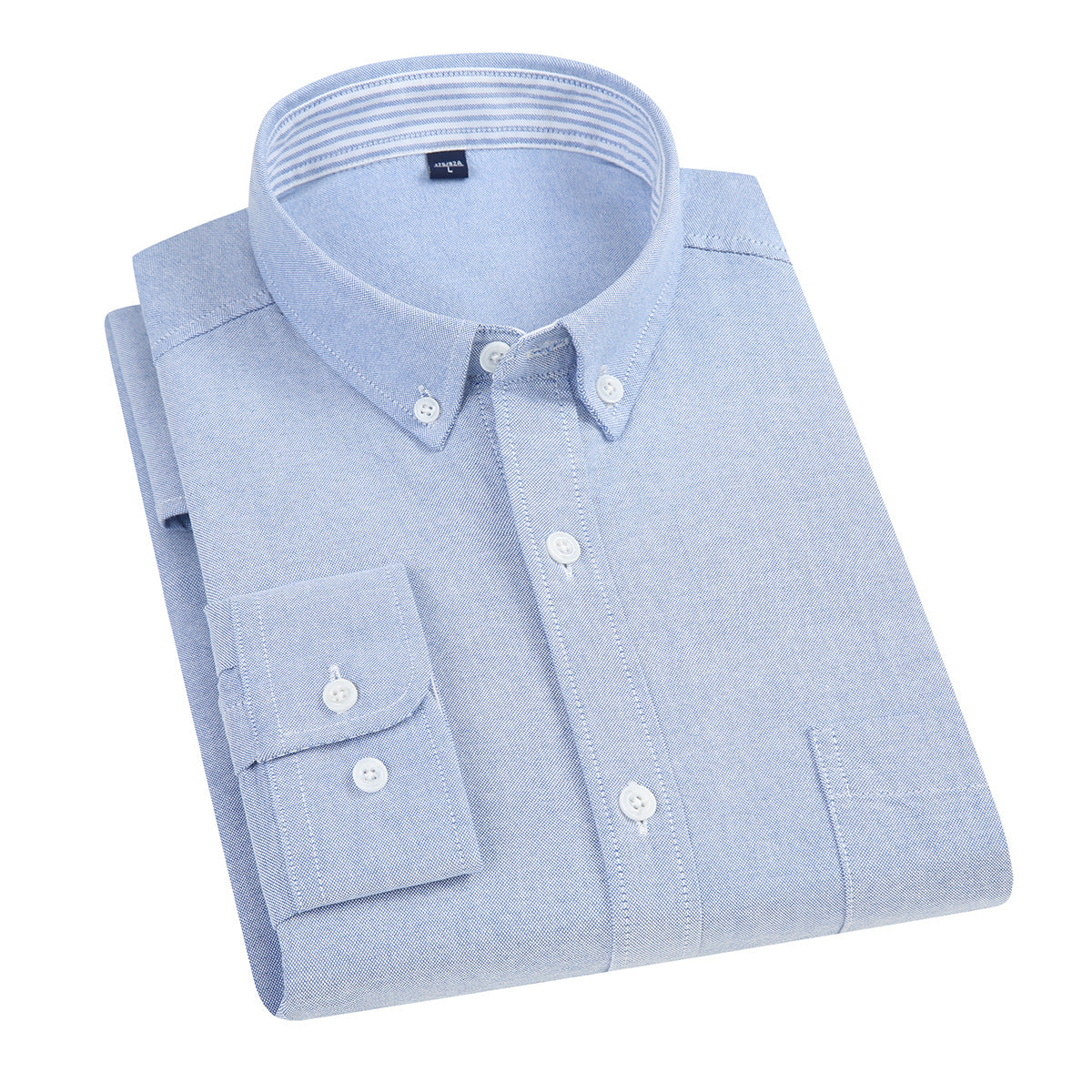 East Rain Men's Long Sleeve Cotton Shirt - Casual Slim Fit