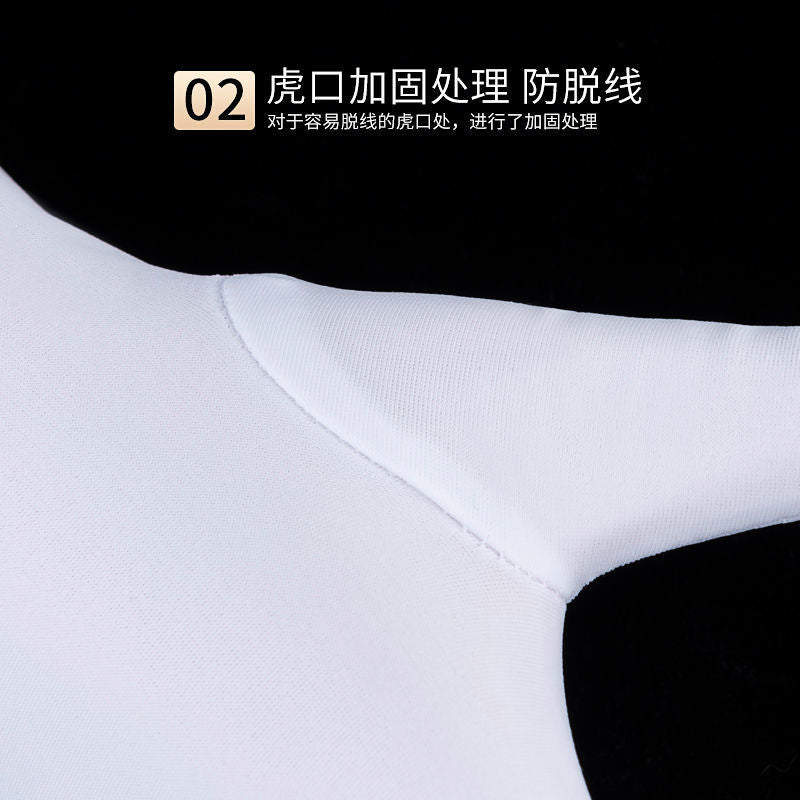 Spandex Gloves Spring and Summer White Ceremonial Thin Short Elastic Gloves for Men and Women Tight White Gloves Jewelry Gloves