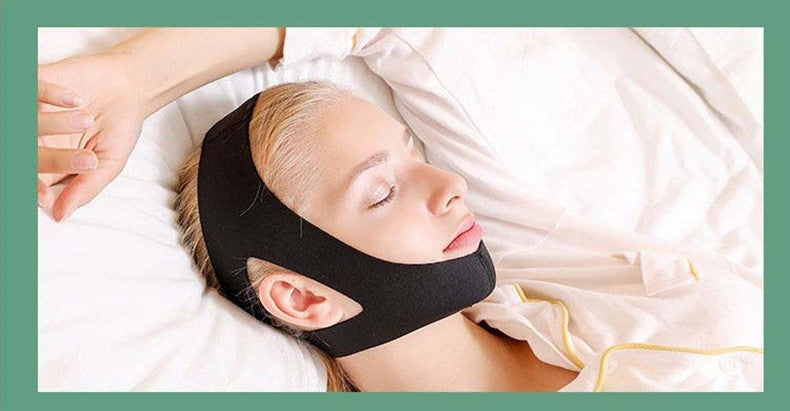 Cross-border black breathing correction anti-snoring device anti-snoring belt men's and women's breathable chubto belt for adults and children