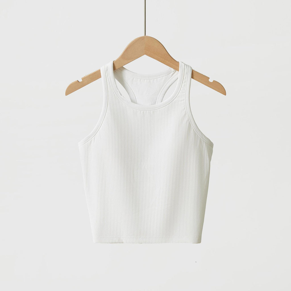 Original ebb yoga vest women's I-character sports outer wear tight quick-drying with chest pad running bra fitness upper