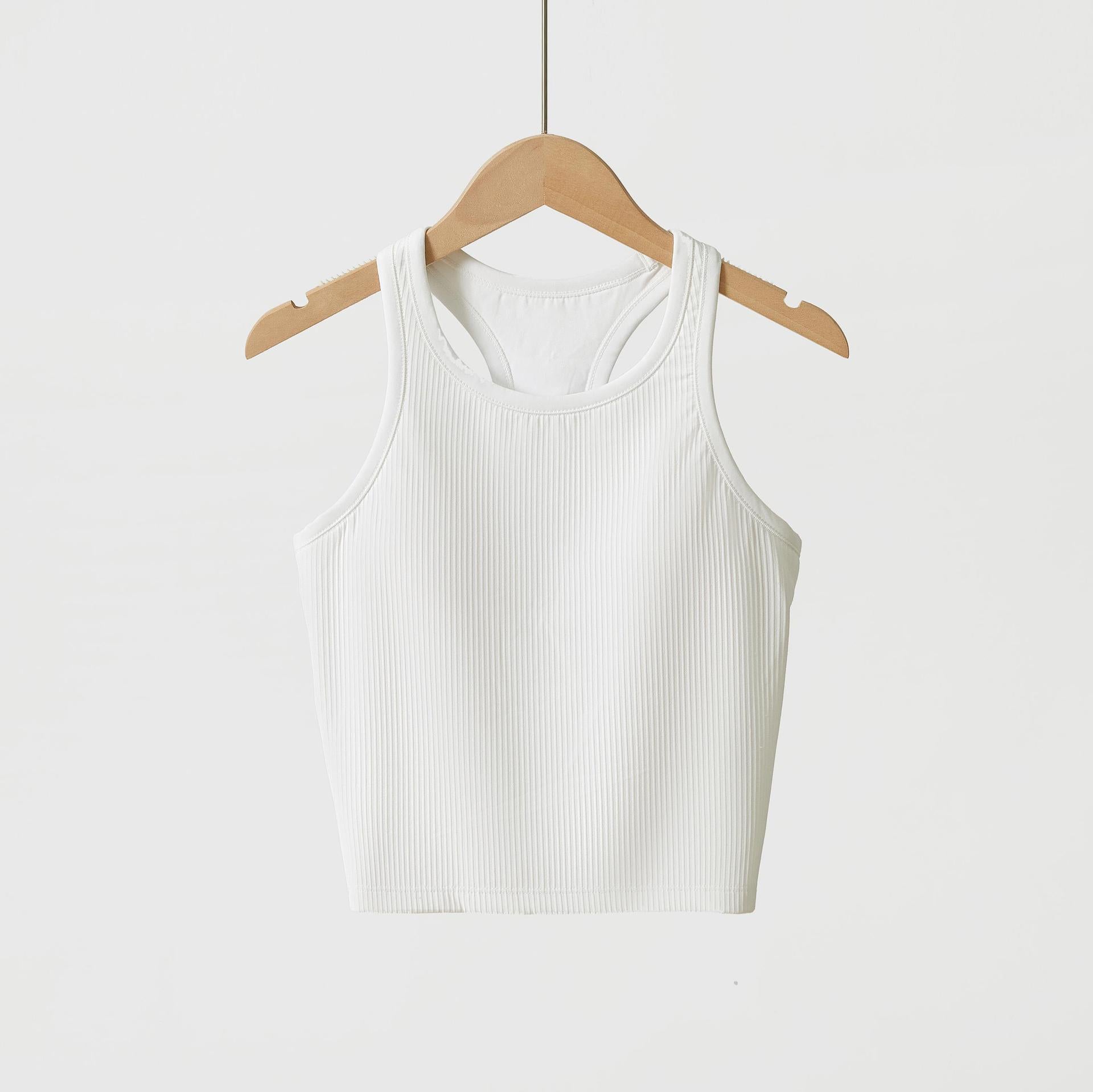 Original ebb yoga vest women's I-character sports outer wear tight quick-drying with chest pad running bra fitness upper