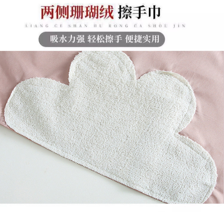 Logo advertising custom apron waterproof and oil-proof pvc kitchen cooking custom waist household a wholesale