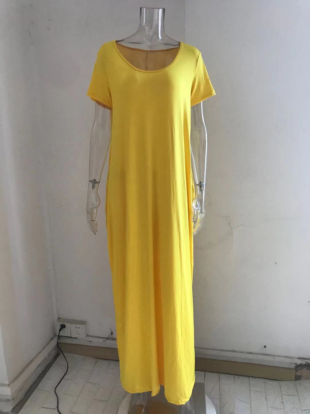 Summer Sexy Women Solid Color Boho Maxi Club Dress Casual Long Dress Party Infinity Robe Longue Femme
