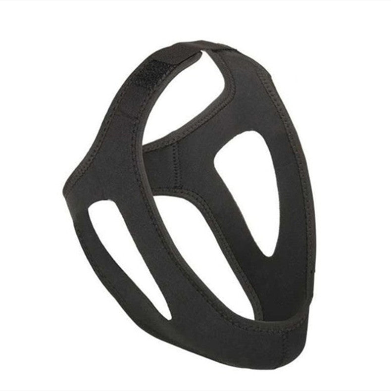 Cross-border black breathing correction anti-snoring device anti-snoring belt men's and women's breathable chubto belt for adults and children
