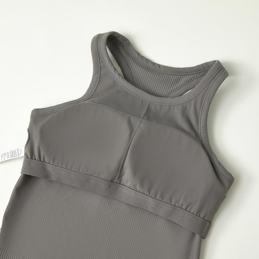 Original ebb yoga vest women's I-character sports outer wear tight quick-drying with chest pad running bra fitness upper