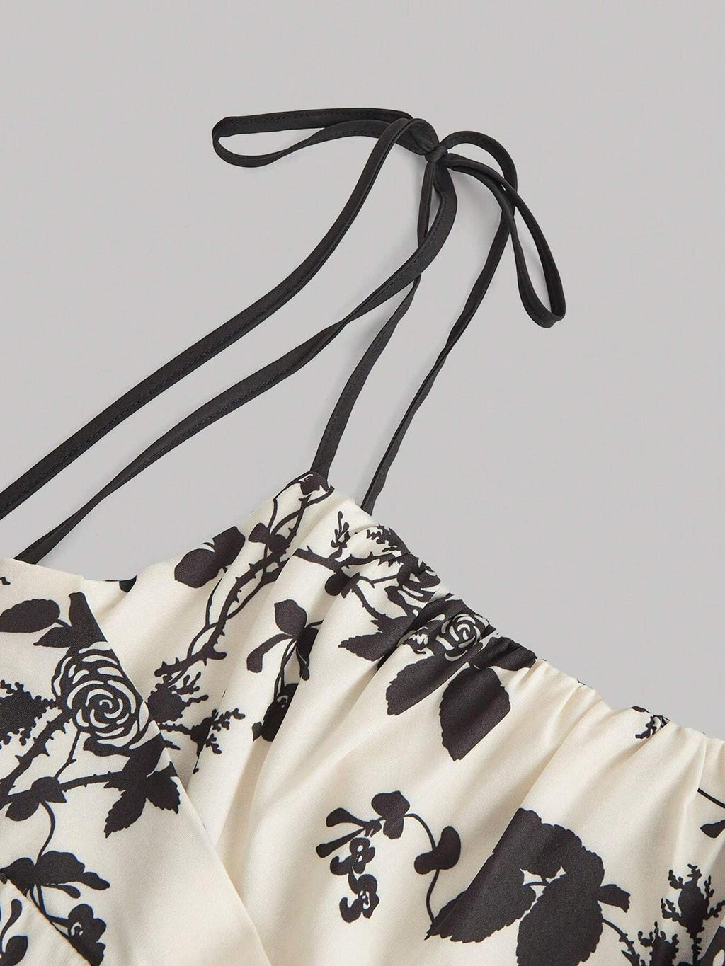 Amazon 2025 European and American New Women's Floral Printed Sling Homecoming dress Summer Sun Dress Spring Dress