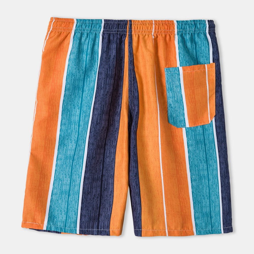2021 summer new five points beach shorts men's printing foreign trade leisure beach pants men's in stock wholesale