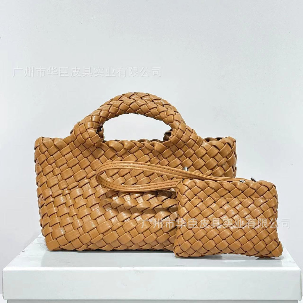 Cross-border Fashion Chain Bag Hand-woven Bag Women's Vegetable Basket Small Bag Han Feng Shoulder Bag Crossbody Bag