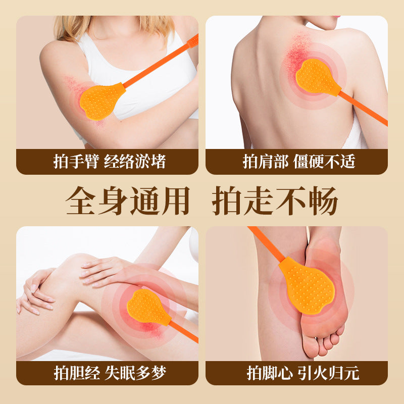 Meridian massage board silicone health care home massage stick fitness massage scraping board massage acupuncture point massage hammer