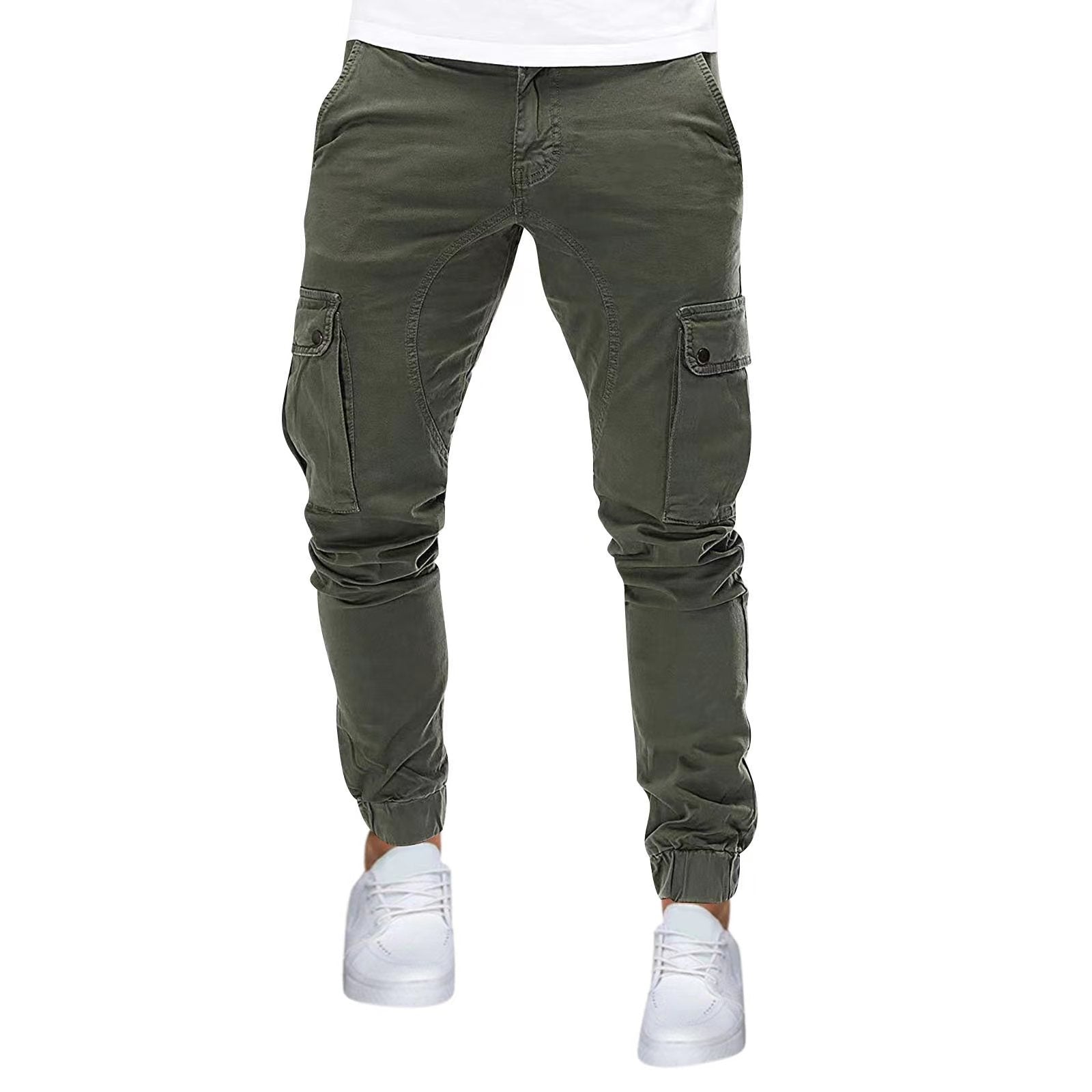 Autumn new men's pants ebay men's overalls Amazon wish AliExpress new overalls men's manufacturers straight