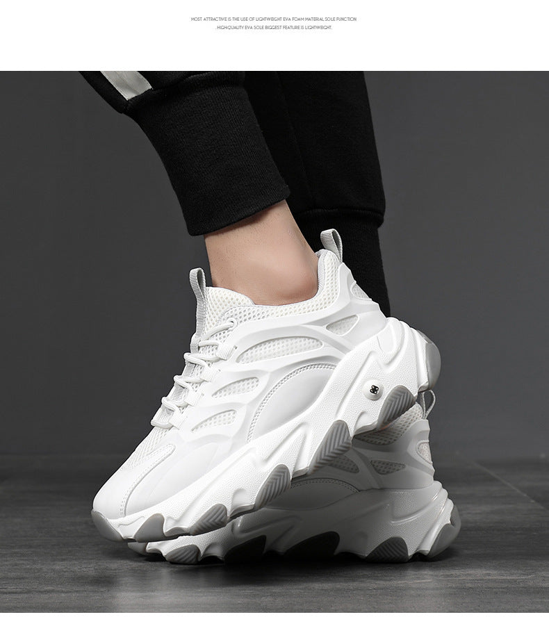 Lion Eagle Dell Torre Shoes Men's Shoes Breathable 45 Thick Bottom Black Plus Size 46 Joker 47 Casual Shoes 48 sneaker