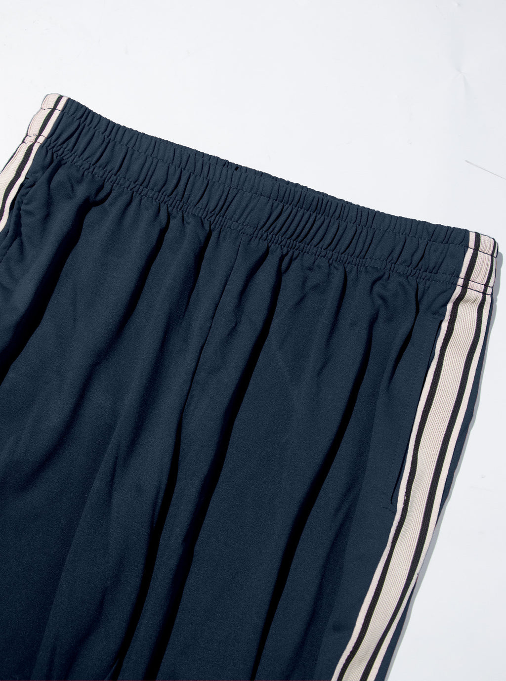 Independent Brand European and American Men's Pearl Cotton Twill Casual Sports Side Stripe Cross-Border High Street Straight Wide-Leg Sweatpants