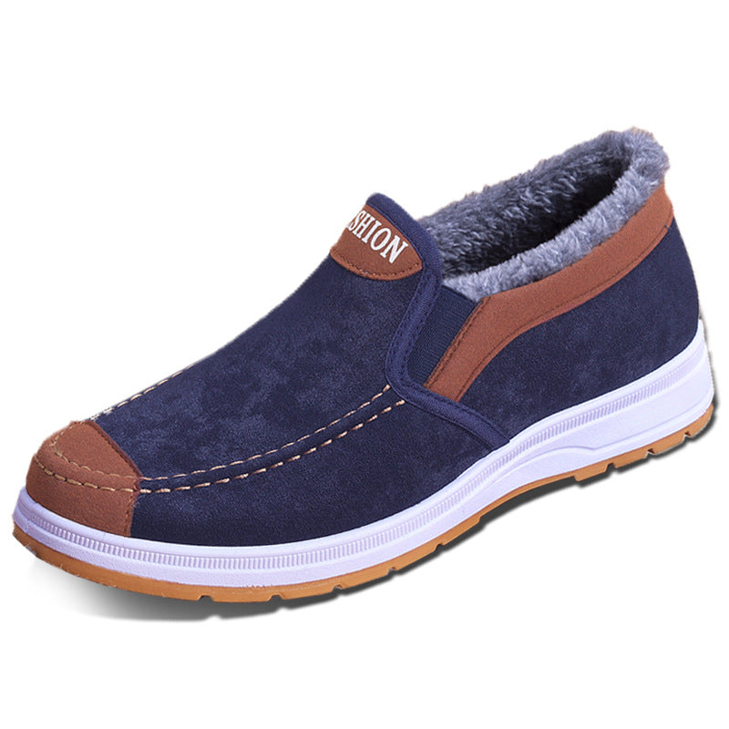 Extra-Large Cotton Shoes for Men, Winter Cotton Shoes for Men, Popular Old Beijing Cotton Shoes, Warm Cotton Shoes for the Elderly