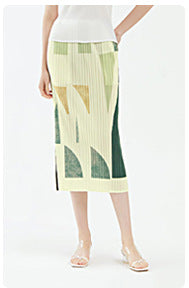 Miyake 2026 New Comfortable Casual Pants for Women, Straight-Leg Skirt, Japanese Style Pleated Tie Skirt Pants, Wholesale Casual Fashion