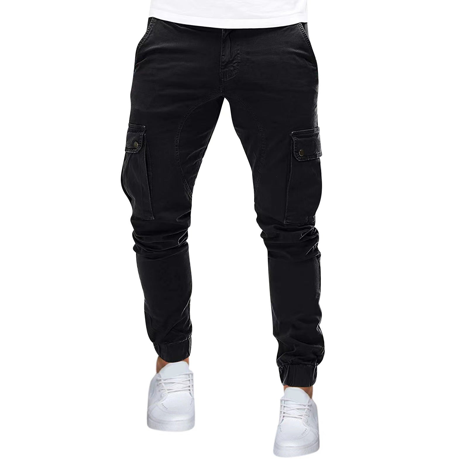 Autumn new men's pants ebay men's overalls Amazon wish AliExpress new overalls men's manufacturers straight
