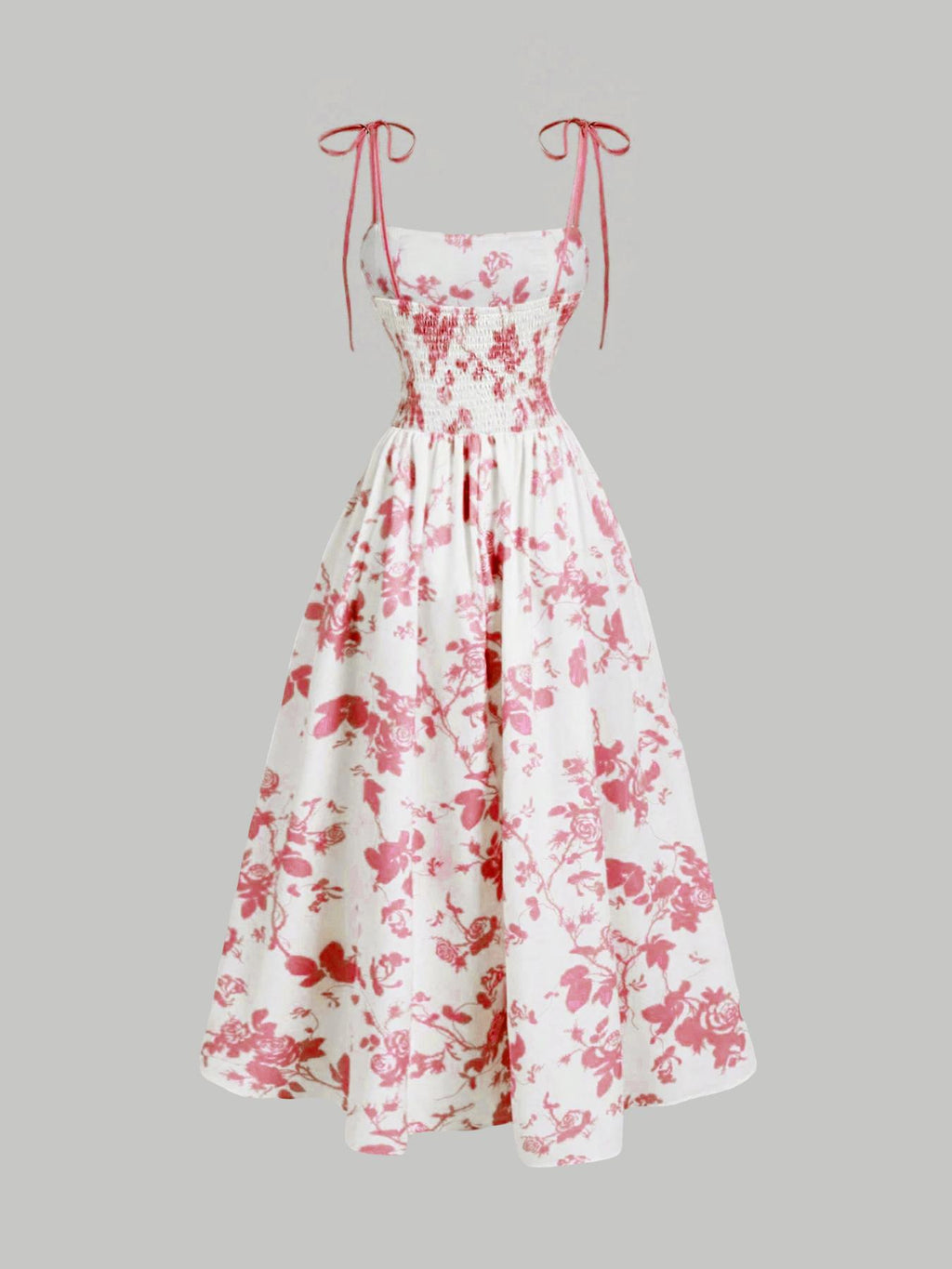 Amazon 2025 European and American New Women's Floral Printed Sling Homecoming dress Summer Sun Dress Spring Dress