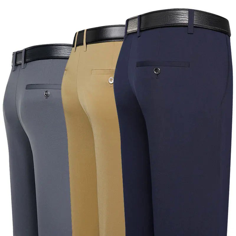 Summer Thin Casual Trousers, Business Men's Trousers, Middle-Aged Dad Casual Trousers