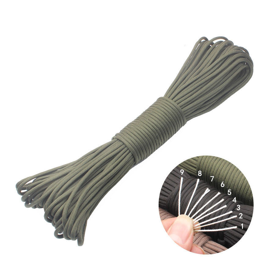 7-Core 4mm Paracord Survival Rope - Multifunctional Outdoor Utility
