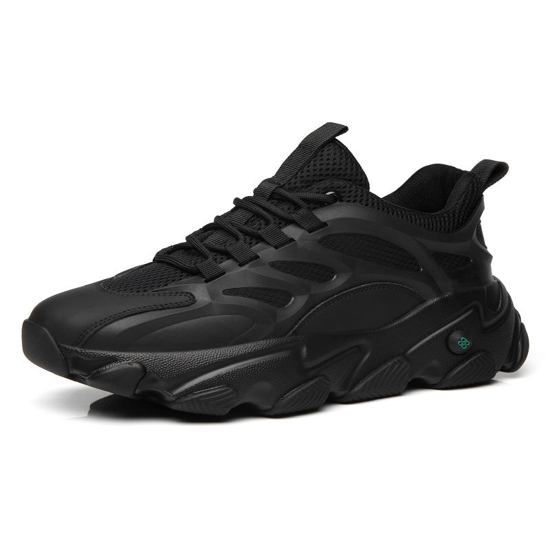 Lion Eagle Dell Torre Shoes Men's Shoes Breathable 45 Thick Bottom Black Plus Size 46 Joker 47 Casual Shoes 48 sneaker