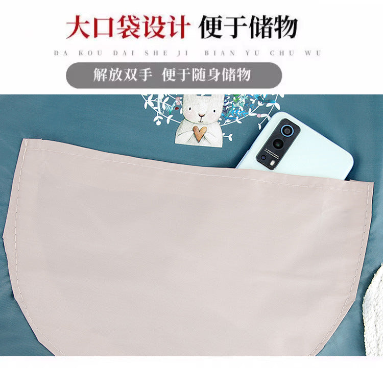 Logo advertising custom apron waterproof and oil-proof pvc kitchen cooking custom waist household a wholesale