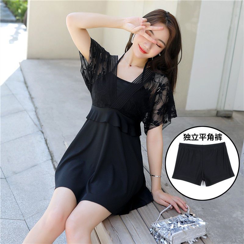Women's Swimwear 2026 New Trendy Two-Piece Conservative Slimming Tummy-Covering Plus Size Ins-Style Fairy-Like Hot Spring Sexy