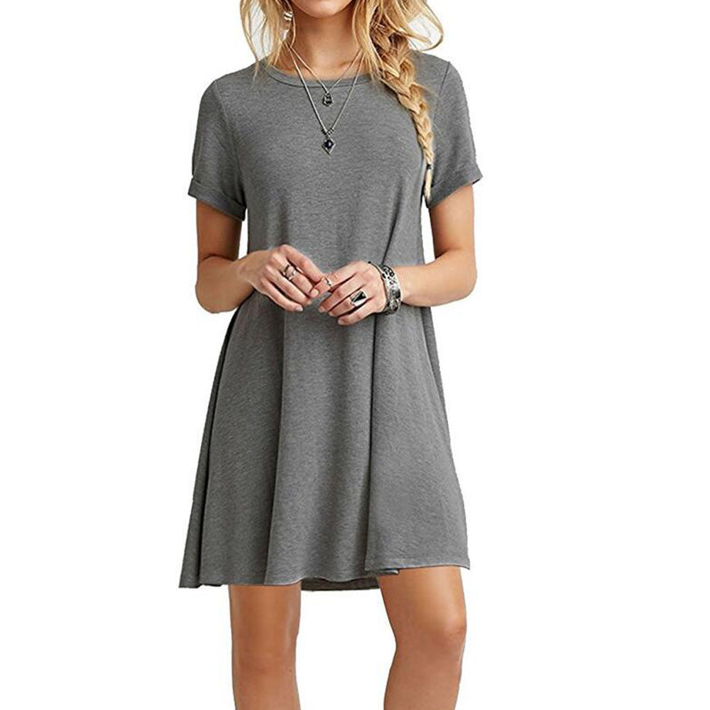 2026 Women's Clothing woman women dresses European and American dress short sleeved dress women's new hot selling item Dresses