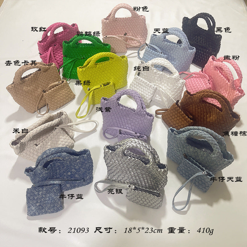 Cross-border Fashion Chain Bag Hand-woven Bag Women's Vegetable Basket Small Bag Han Feng Shoulder Bag Crossbody Bag