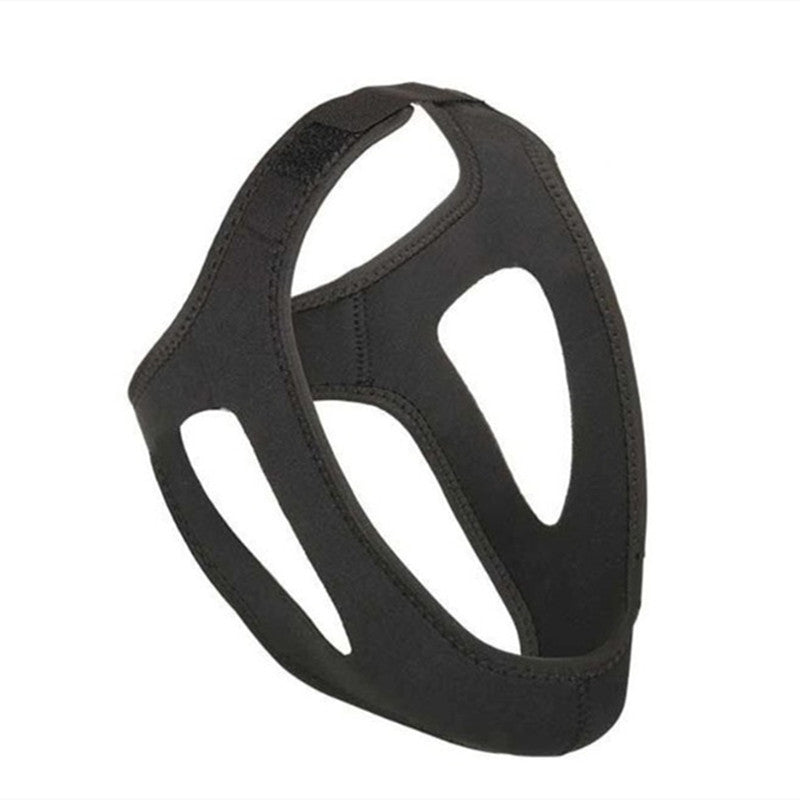 Cross-border black breathing correction anti-snoring device anti-snoring belt men's and women's breathable chubto belt for adults and children