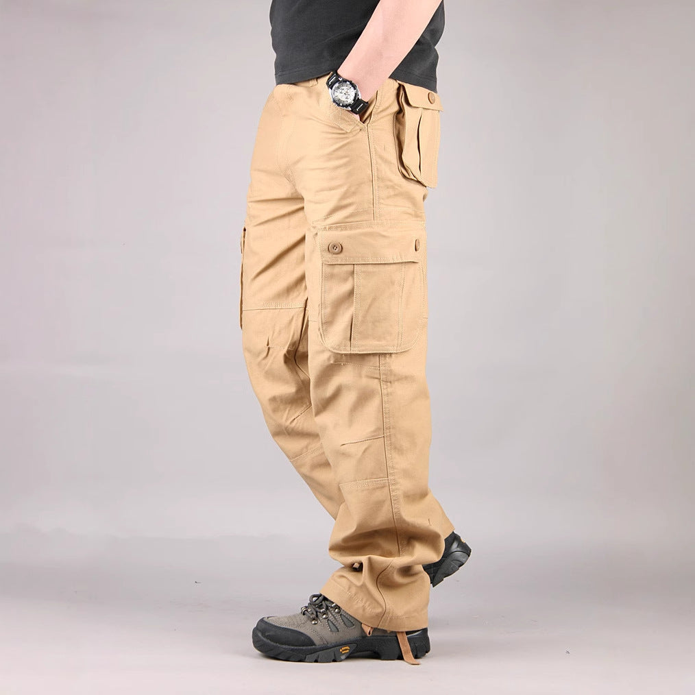 Foreign Trade Wholesale Overseas Workwear Pants Men's Multi-pocket Pants New Men's Casual Loose Men's Pants Labor Protection Pants