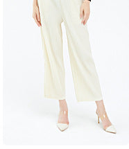 Miyake 2026 New Comfortable Casual Pants for Women, Straight-Leg Skirt, Japanese Style Pleated Tie Skirt Pants, Wholesale Casual Fashion