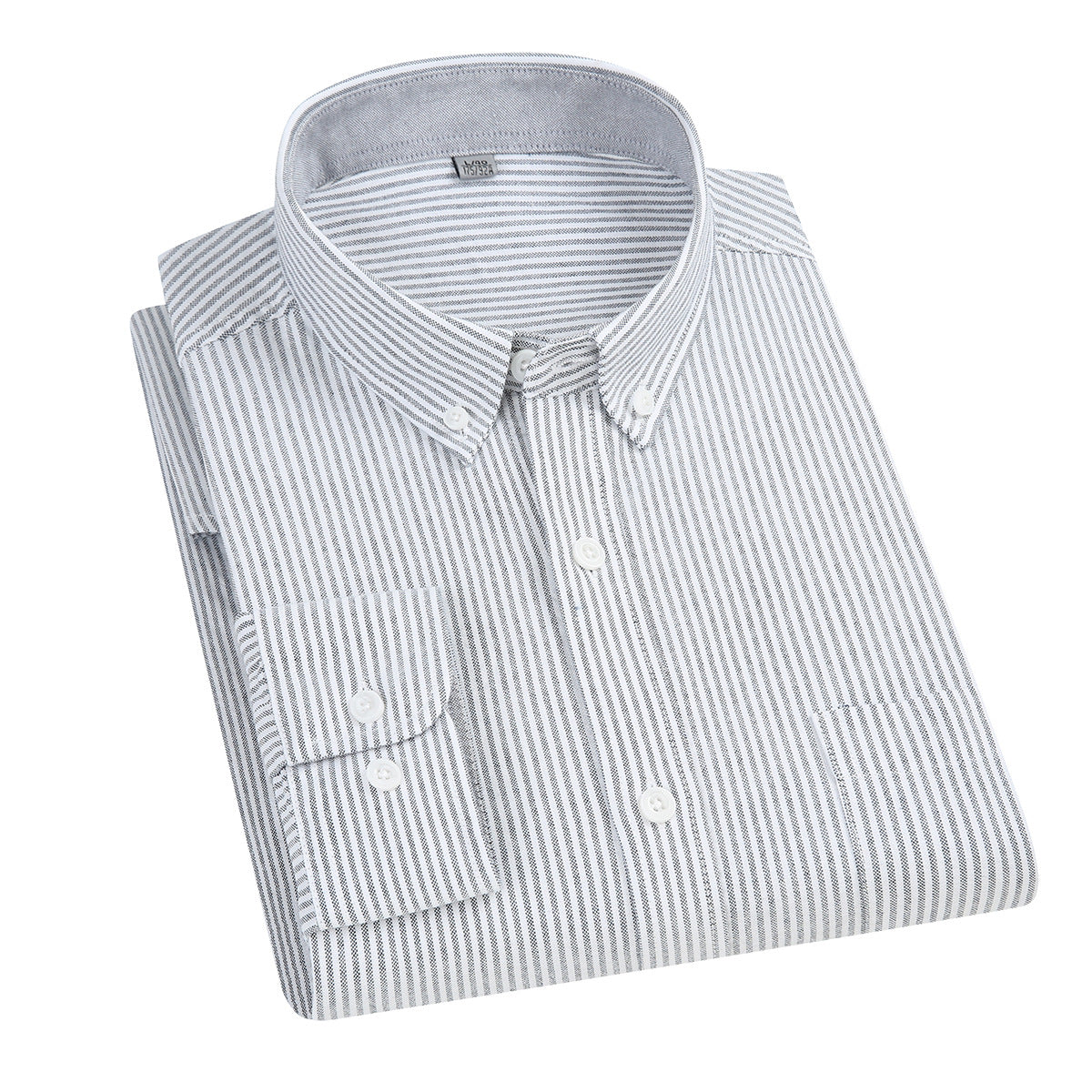 East Rain Men's Long Sleeve Cotton Shirt - Casual Slim Fit