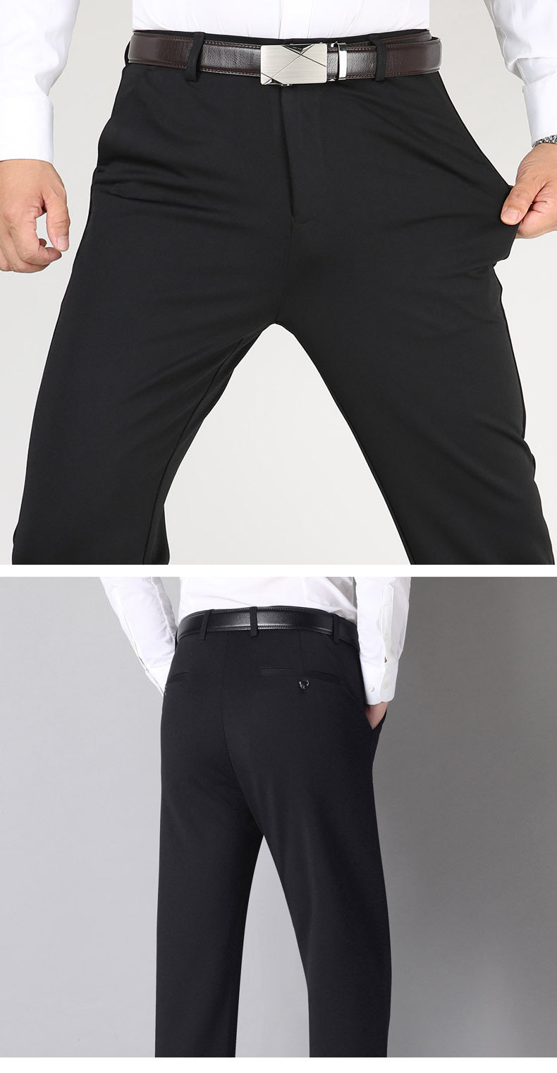 Summer Thin Casual Trousers, Business Men's Trousers, Middle-Aged Dad Casual Trousers