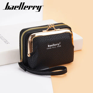 Baellerry Men's Wallet Long Canvas Zipper Casual Multi-Card Slot Multi-Functional High-End Clutch Bag