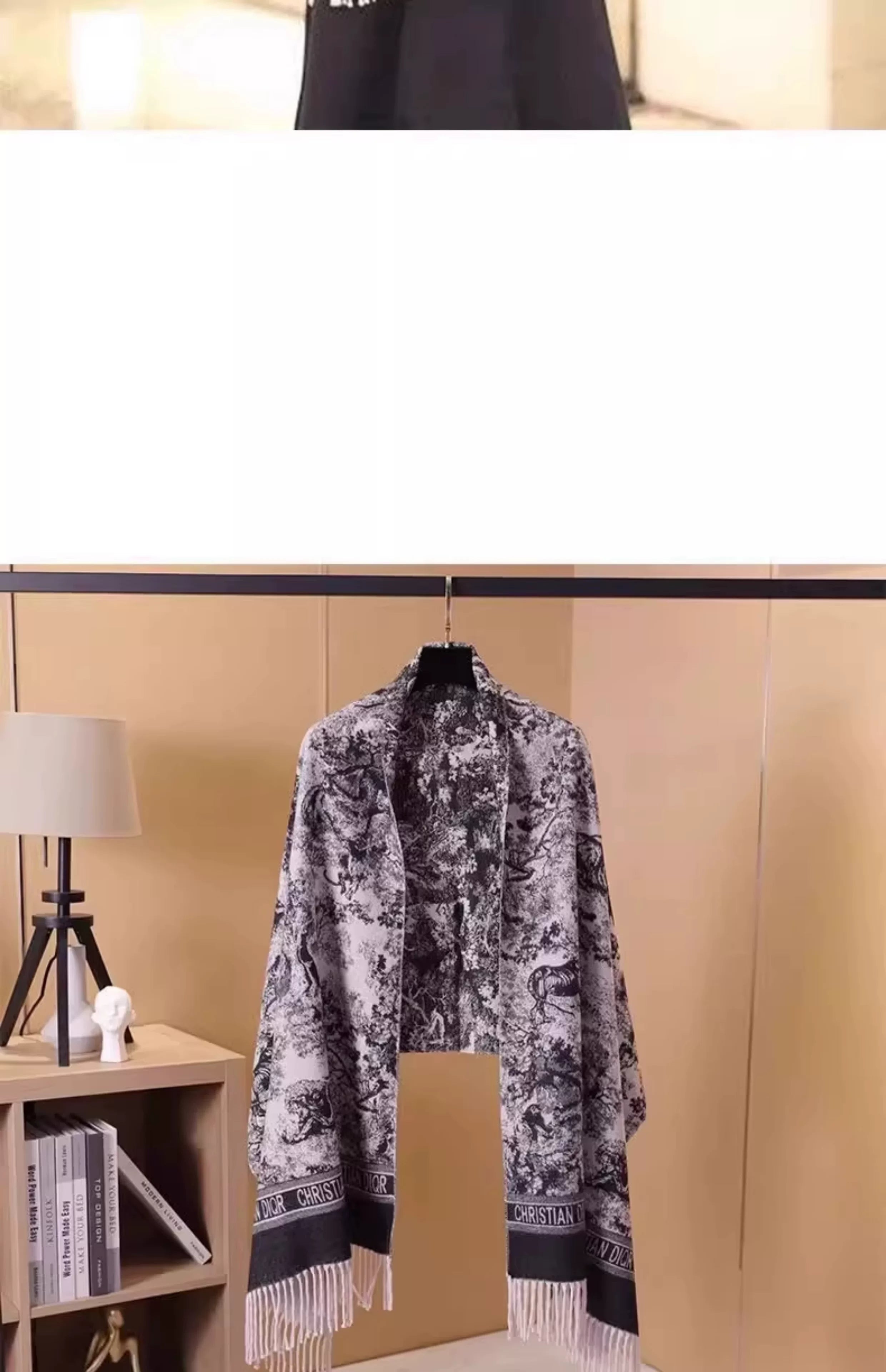 2025 Double-Sided Shawl Liu Yifei Same Style Long Tassel Scarf Korean Style Women's Thickened Ethnic Style Four-Season Scarf Wholesale