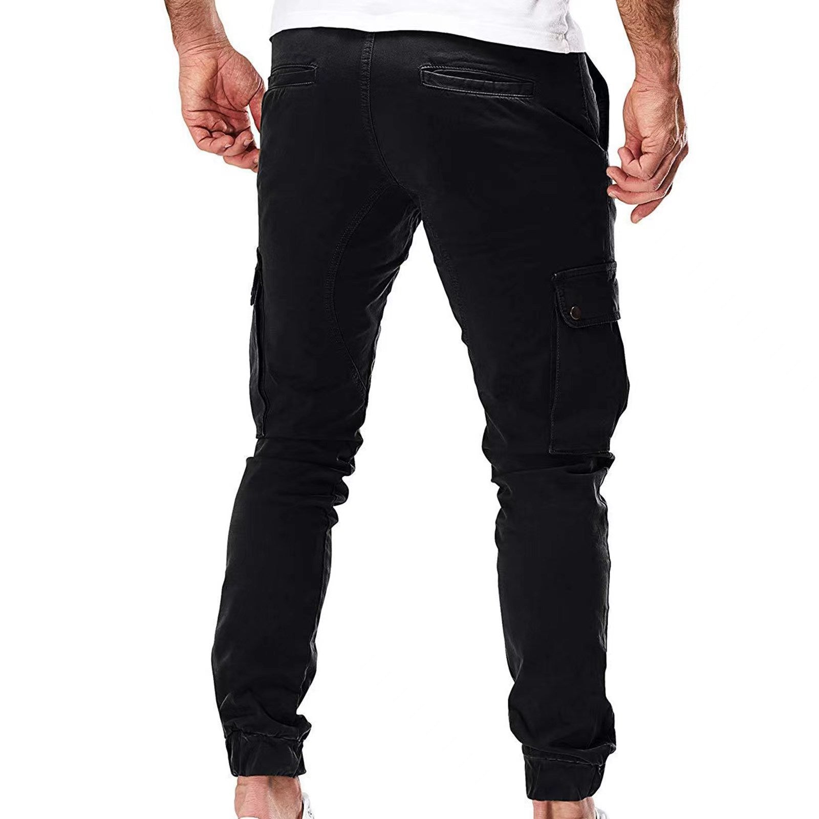 Autumn new men's pants ebay men's overalls Amazon wish AliExpress new overalls men's manufacturers straight