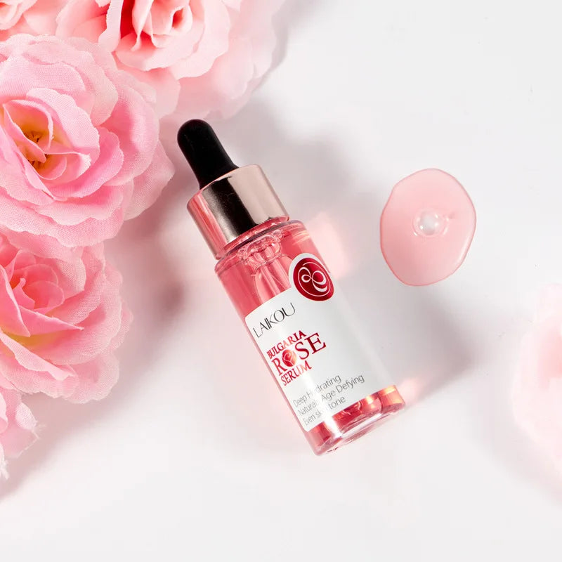 LAIKOU Bulgaria Rose Face Serum Facial Original Nourish Essense Brightening Rejuvenation Deep Moisturizing Serum Skin Care 30ml