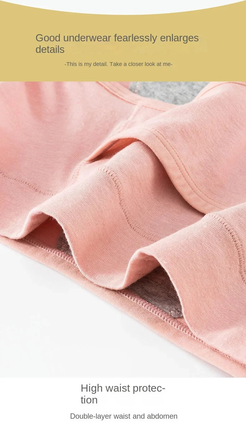 Cotton Menstrual Panties Leak Proof Breathable Cartoon cat Panties Woman Women Girls Physiological Pants Women's Intimates M-XL