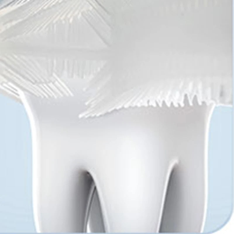 Professional Protable Electric Toothbrush Adult Automatic Rechargeable Hands Free 360 Cleaning U Shape Toothbrush