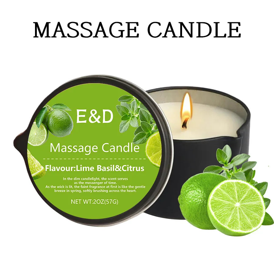 Massage Oil Candle By Sm Product Luxury Aromatherapy For Stress Relief And Skin Moisturizing For Home Spa Lovers