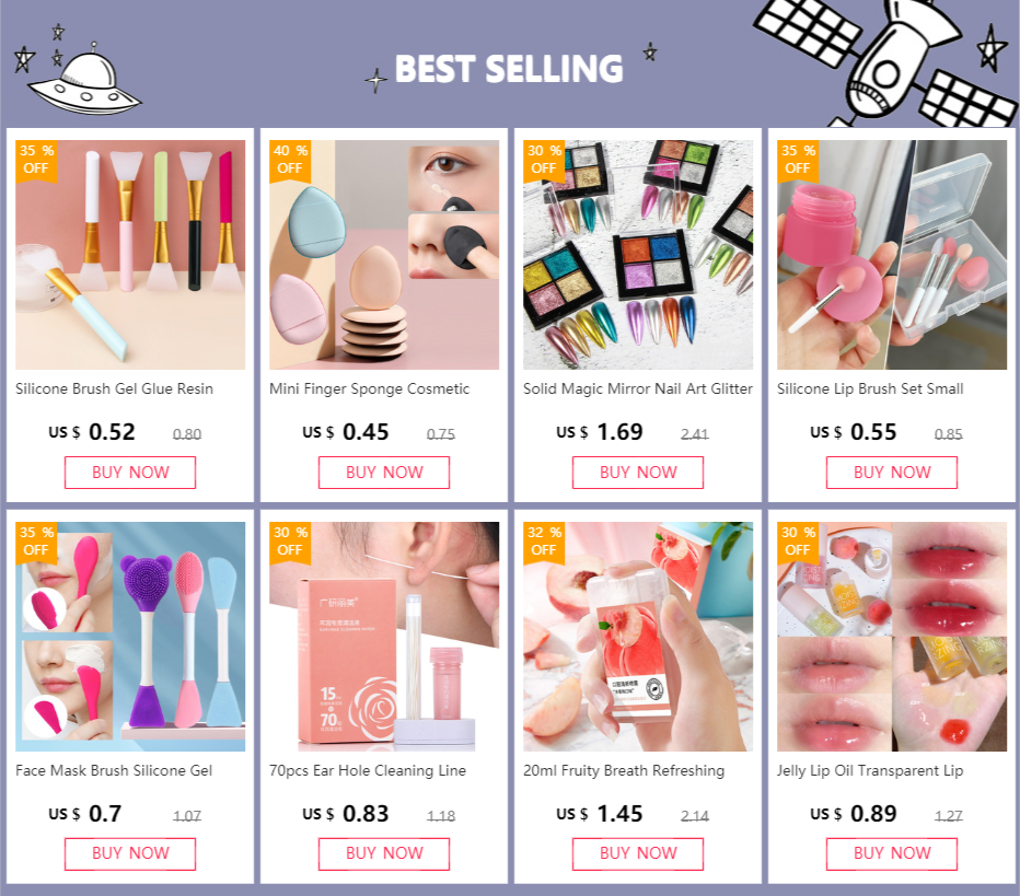 1pcs Big Double-headed seal eyeliner Waterproof and quick-drying black liquid eyeliner small lash glue pen Eye makeup cosmetic