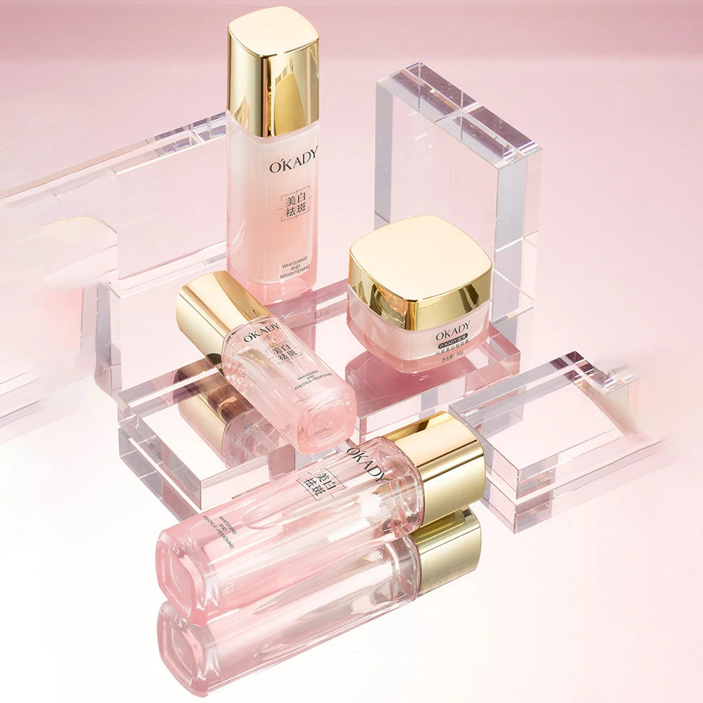 Niacinamide Brightening Beauty Box Improve Dull Skincare Sets Facial Toner Moisturizing Essence Oil Control Lotion Face Cream
