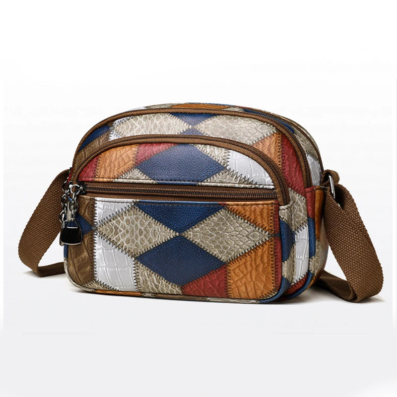 High Quality Solid Color PU Leather Shoulder Bag Old Money Crossbody Bags Women Large Capacity Ladies Handbags Female Tote Sac