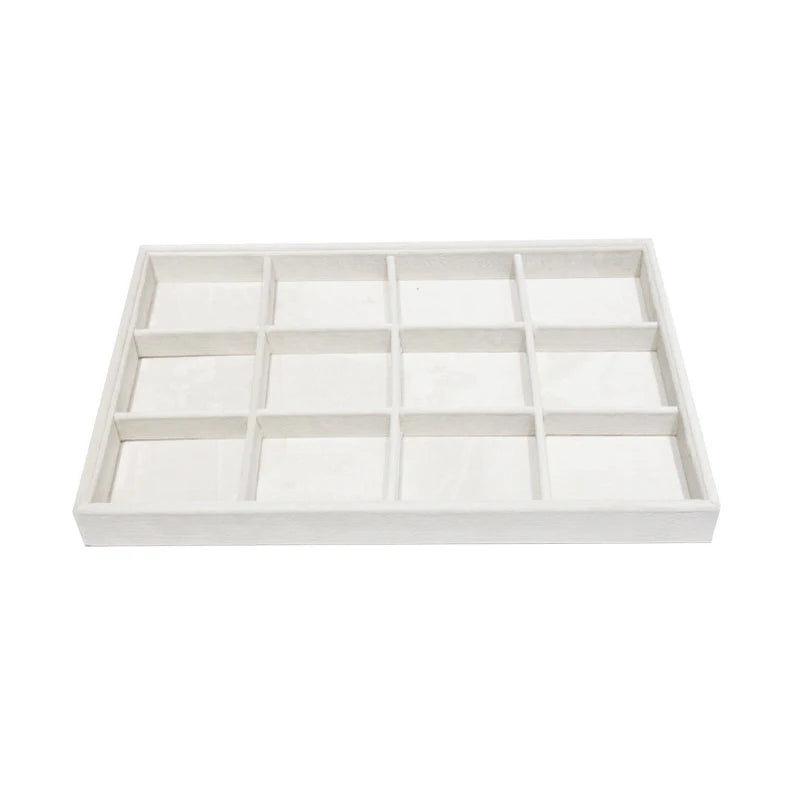 New Velvet Jewelry Tray | Ring Earring Necklace Organizer Case
